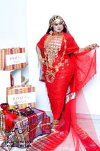 Rental - Gedla with Coin Accessories with Red Crystal Detailing
