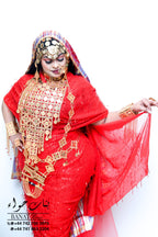 Rental - Gedla with Coin Accessories with Red Crystal Detailing