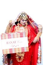 Rental - Gedla with Coin Accessories with Red Crystal Detailing