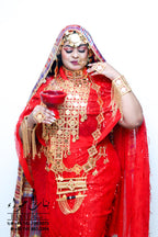 Rental - Gedla with Coin Accessories with Red Crystal Detailing