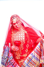Rental - Gedla with Coin Accessories with Red Crystal Detailing