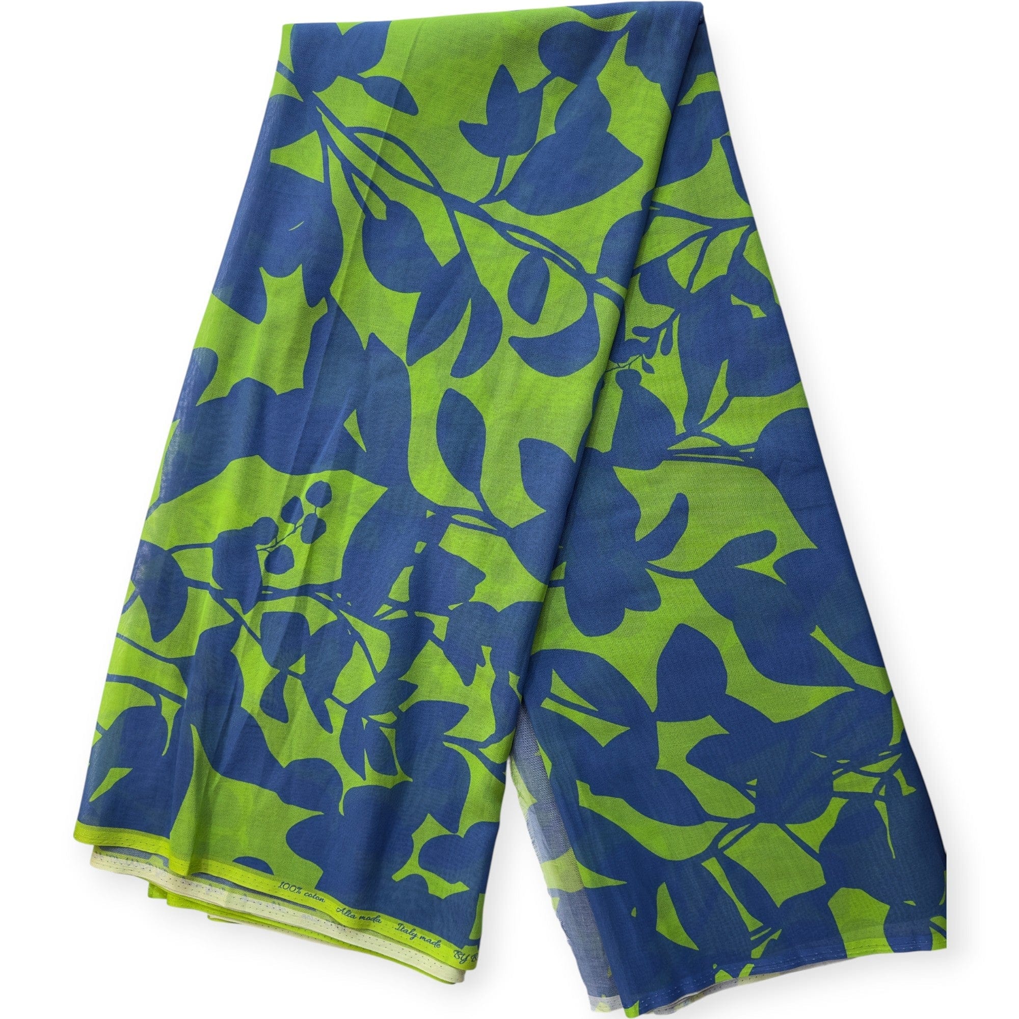 Alta Moda - Green with Blue Leaves