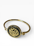 Statement Bracelet - Calligraphic Circle