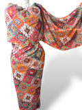 Cotton Blend Toub - Autumn Tapestry