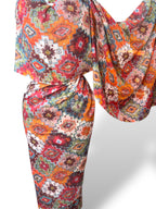 Cotton Blend Toub - Autumn Tapestry