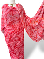 Cotton Blend Toub - Cut Out Roses