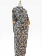 Cotton Blend Toub - Hazel Navy Floral