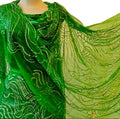 Crystal French Hand-Dyed Chiffon - Green