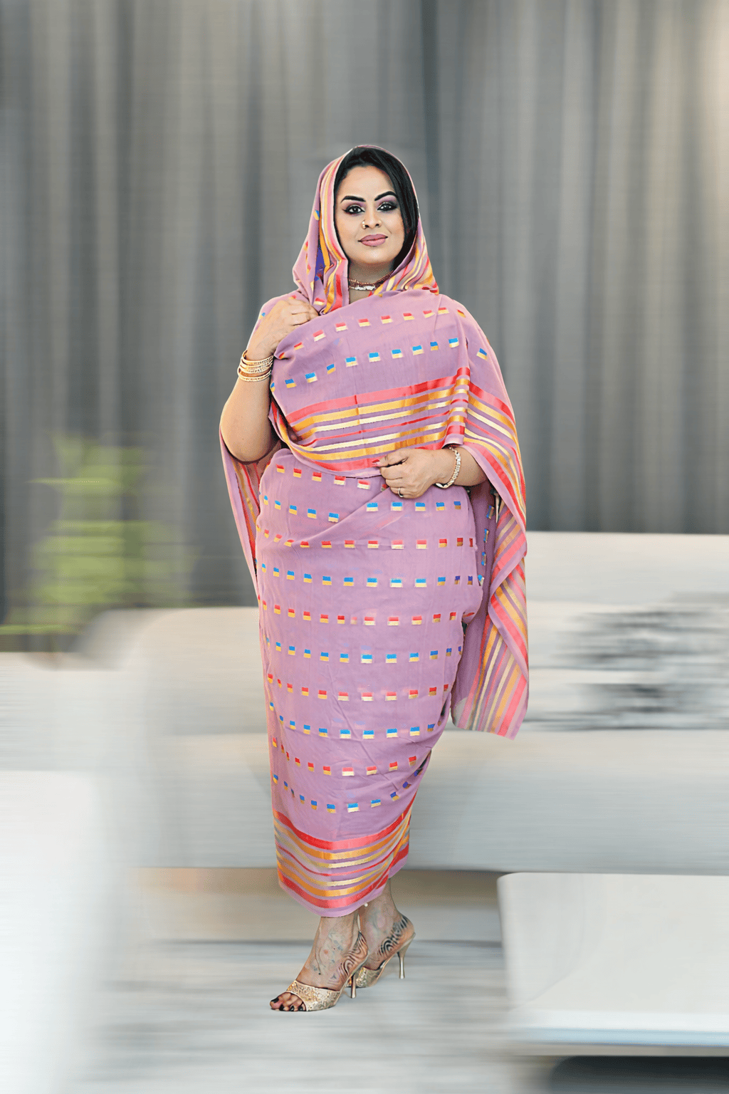 Alta Moda - Light Pink Embroidery