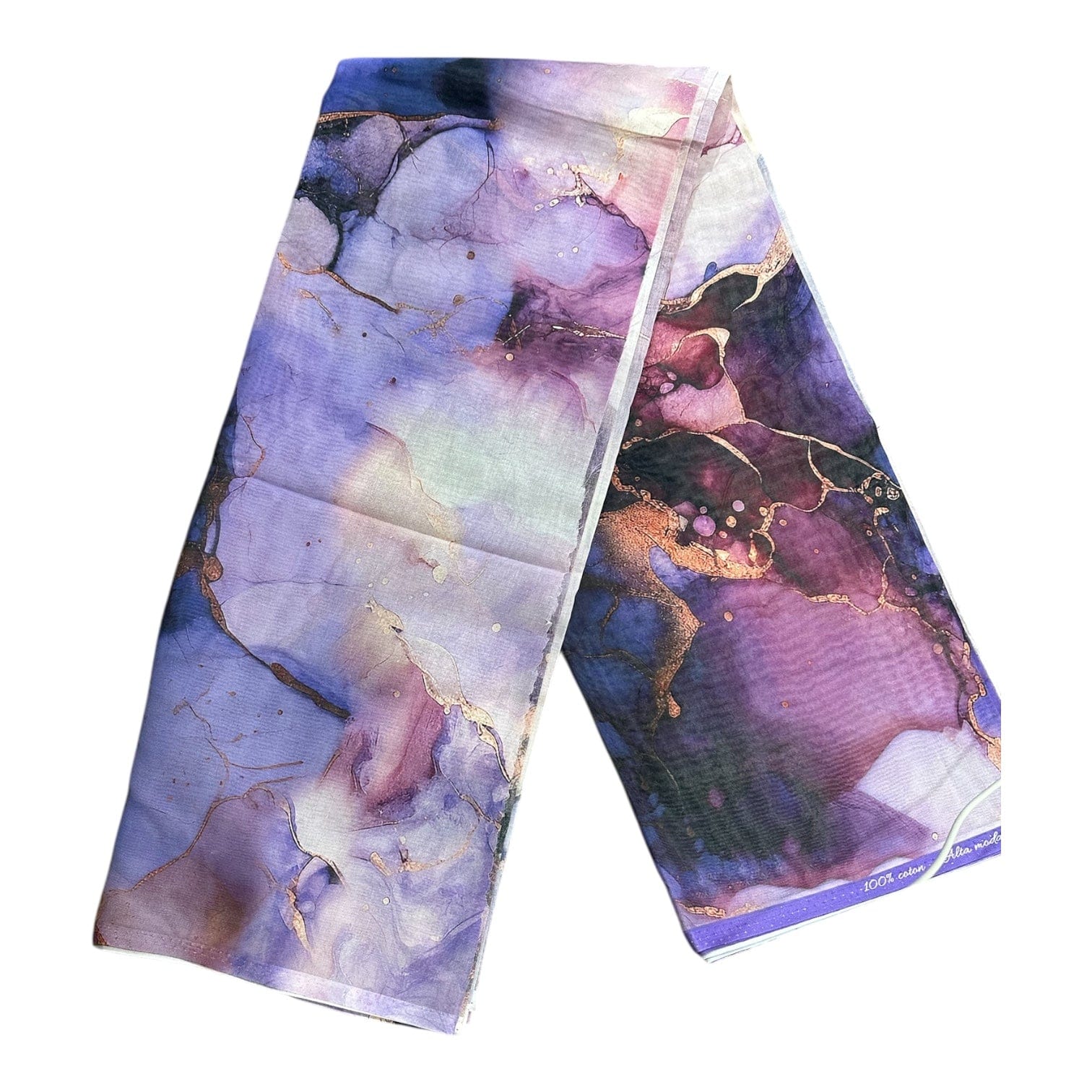 Alta Moda - Purple and Gold Marbling