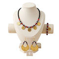 Traditional Full Set - Beaded Necklace with Gamar Boba Earrings