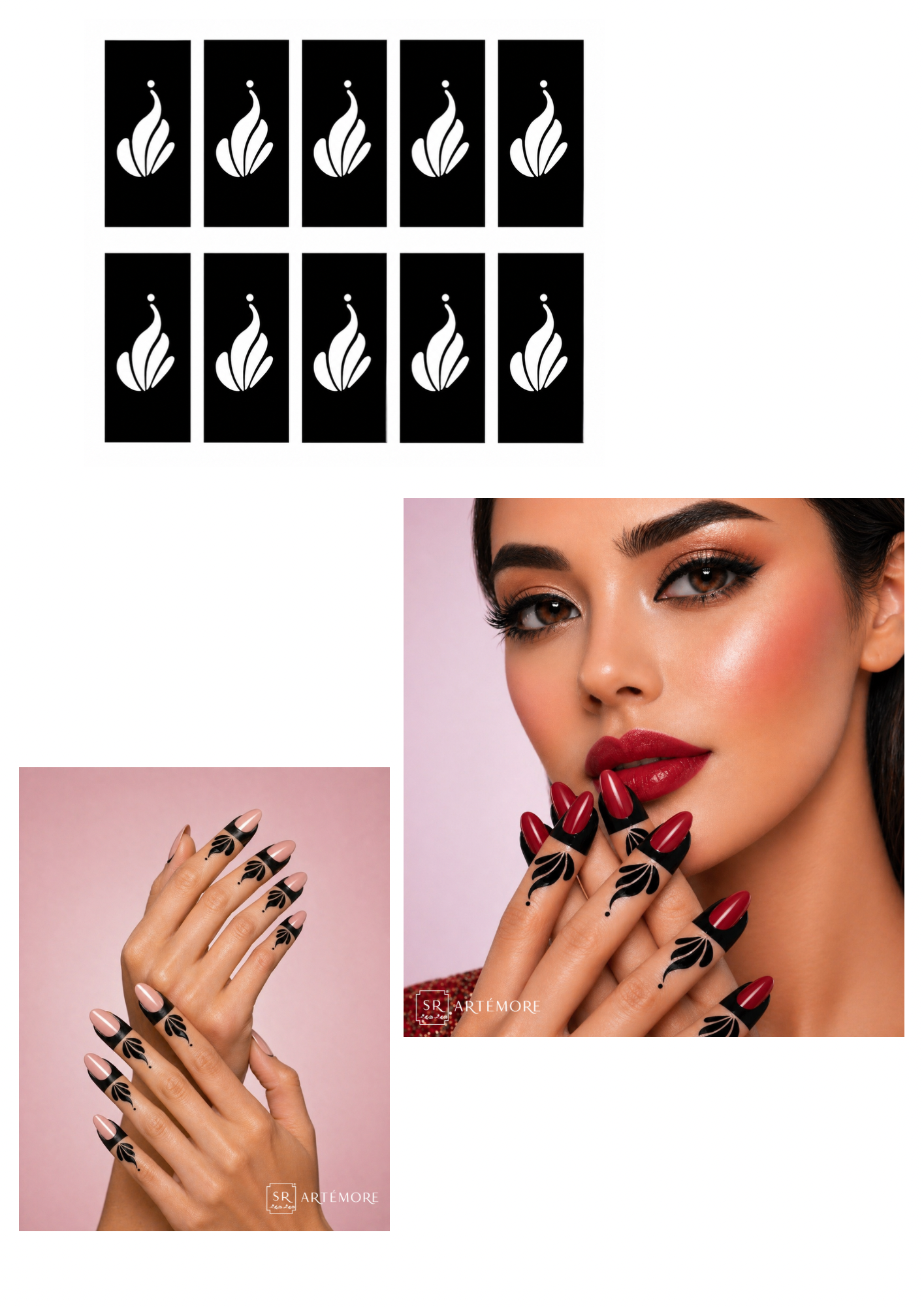 Henna Stickers - Fingers Multi-Pack (SR10)