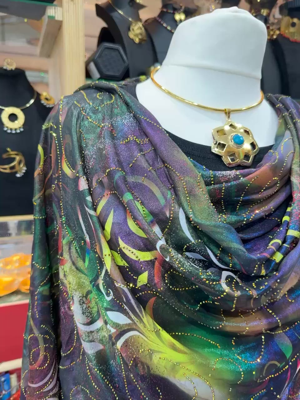 Crystal Chiffon/Silk - Summer Nights Print